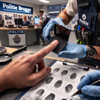 Fingerprint Semi Inkless Ridge Print Small Pad 50 Mm