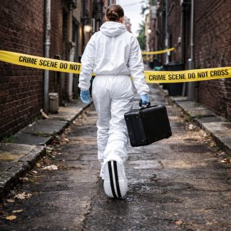 Crime Safe Overboot with Anti Slip & Ties - SOB0101D