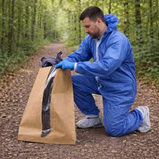 Kraft Paper Bag With Window  420x100x710 mm