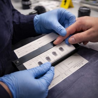 Fingerprint Record Card Holder