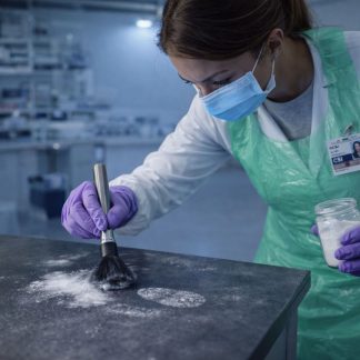 Green Mortuary Aprons - SPA0103