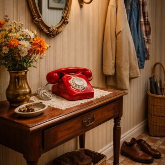 Telephone 1980,s Red