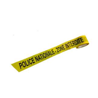 Barrier-Tape Police-Nationale Zone-Interdite