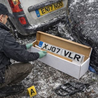 Number Plate Exhibit Box