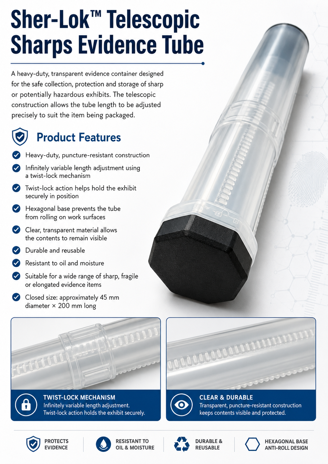 Sher-Lok™ Sharps Evidence Tube - Image 2