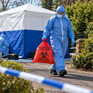 Red Biohazard Waste Bags